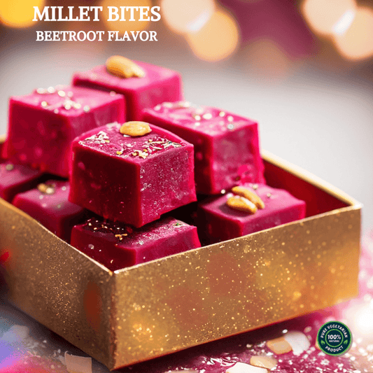 Millet Bites (Beetroot Flavor)